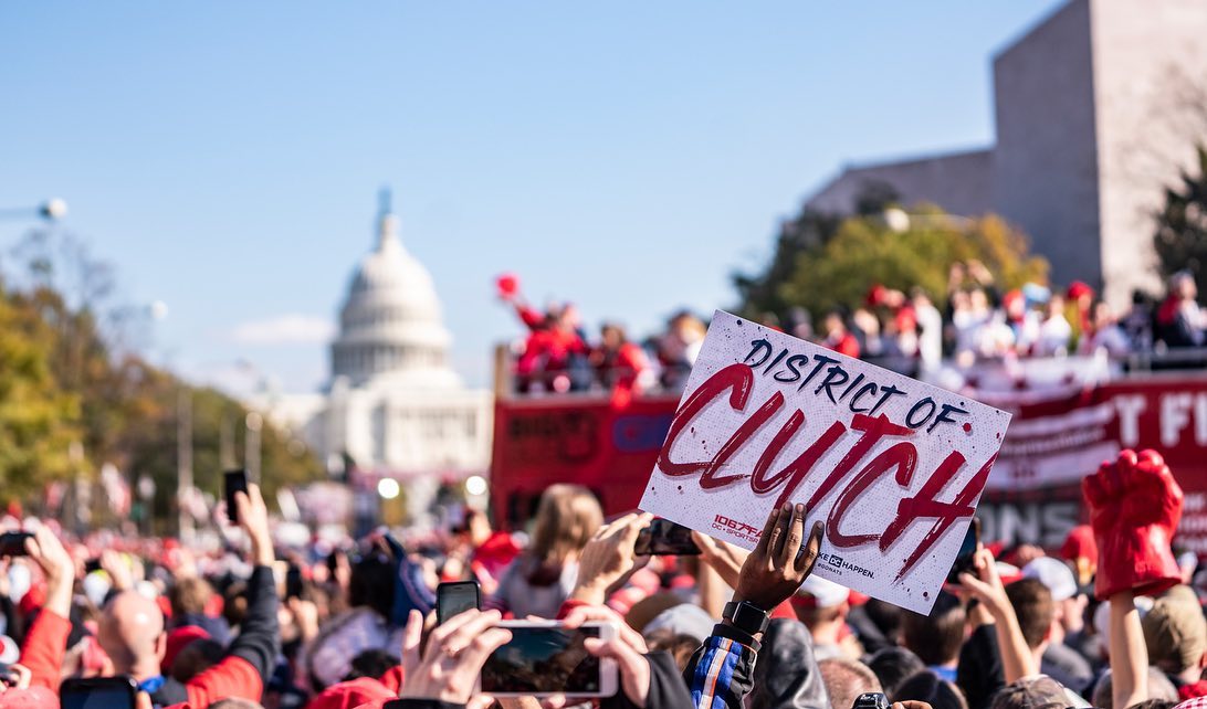 Nationals World Series Baseball Game Crowd in DC